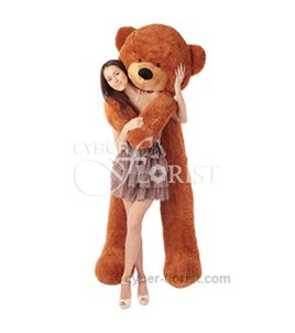 Huge brown teddy bear